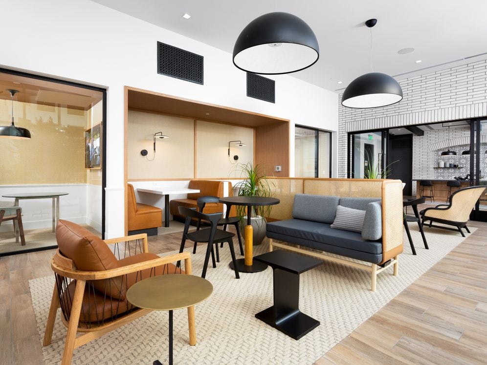 Resident lounge and co-working lounge