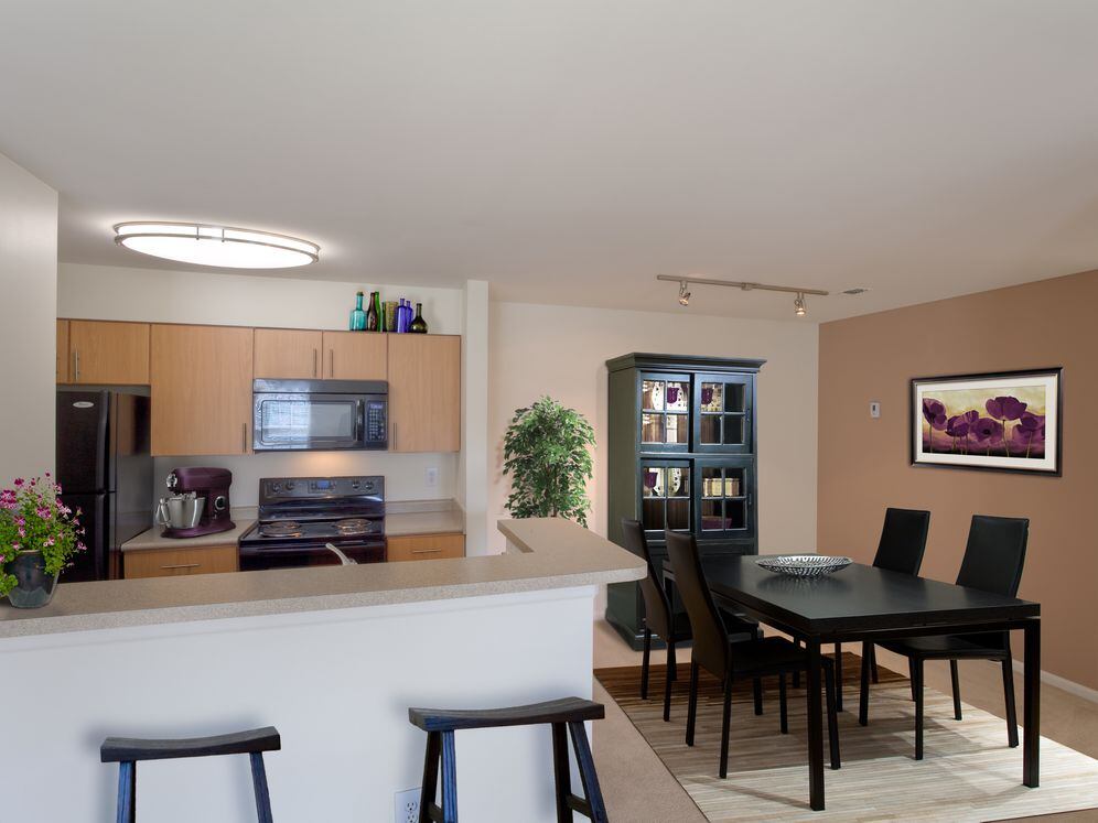 Classic Package kitchen and dining area