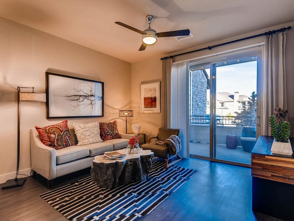 Living area and patio