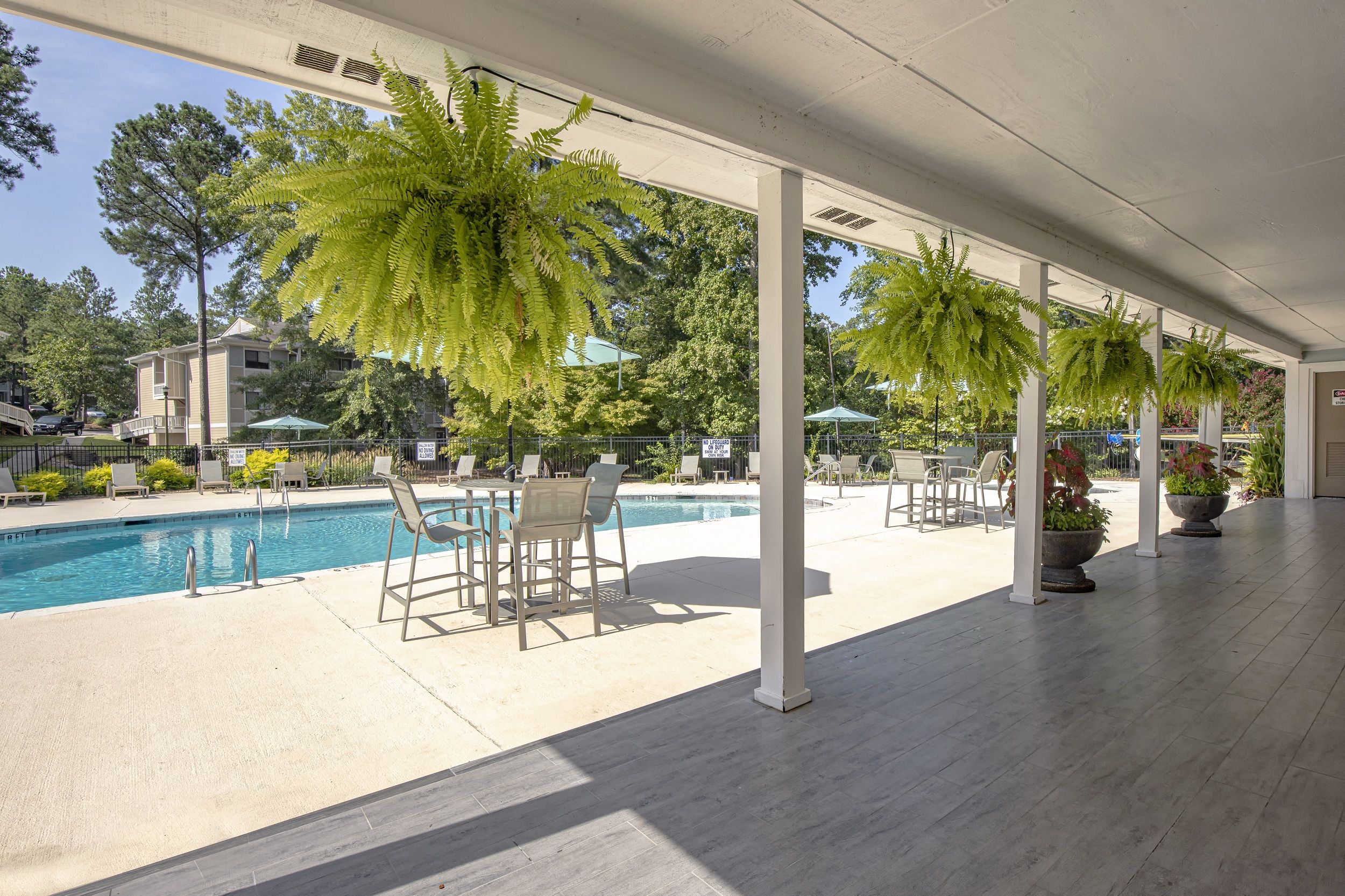 Relax in the shade or bathe in the sun