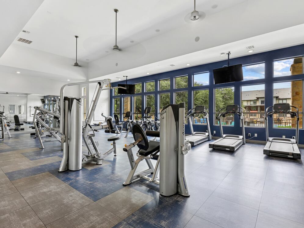 State-of-the-art fitness center with cardio and strength equipment