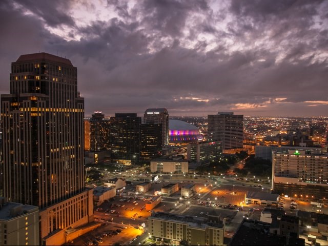 Spectacular New Orleans City Night Views