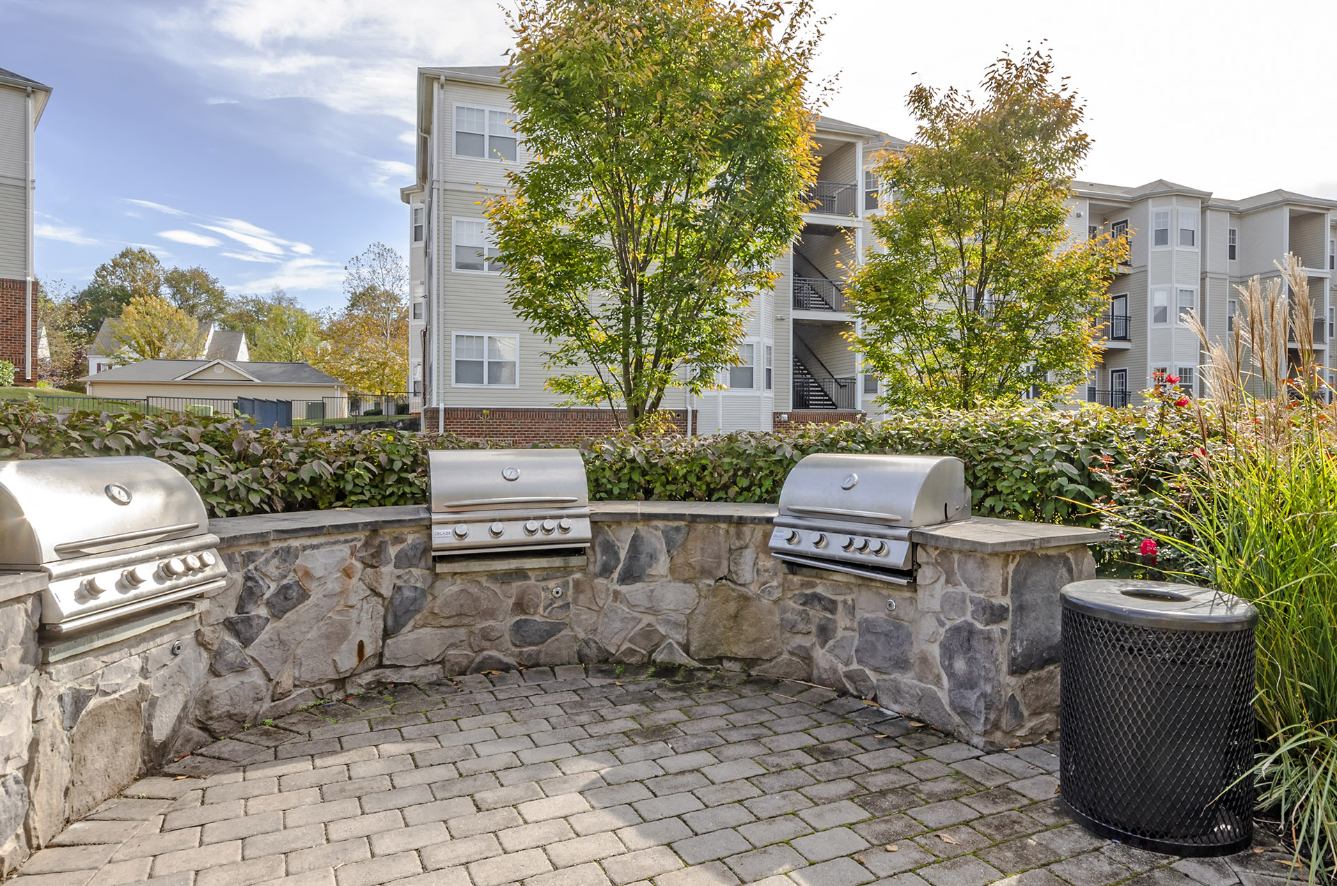 Gas Grill and Picnic Area