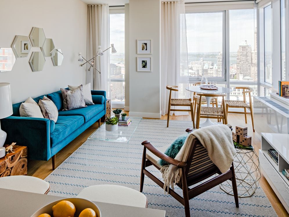 Living and dining area