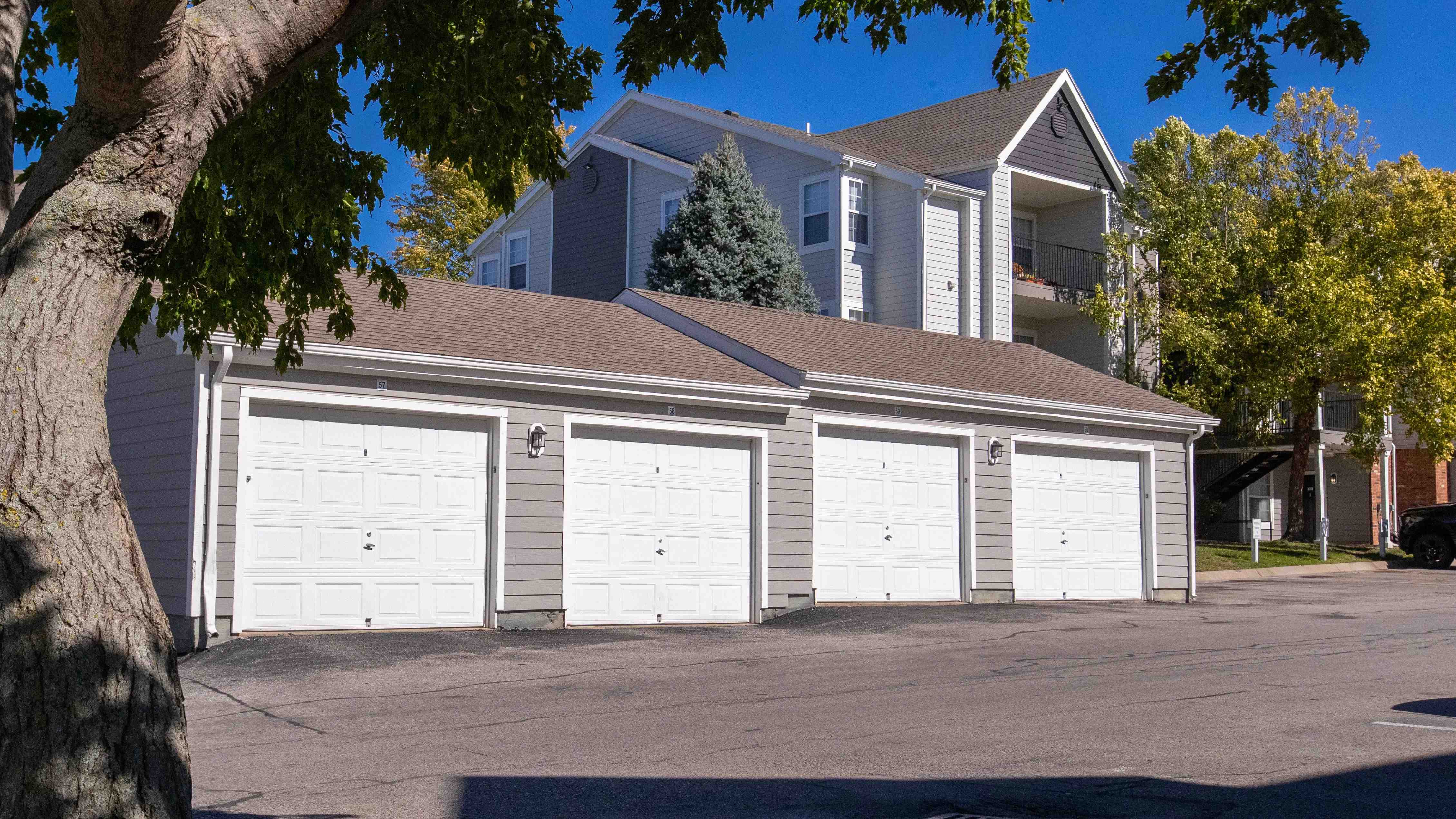 Upgrade your parking and unlock extra storage with a detached garage rental.