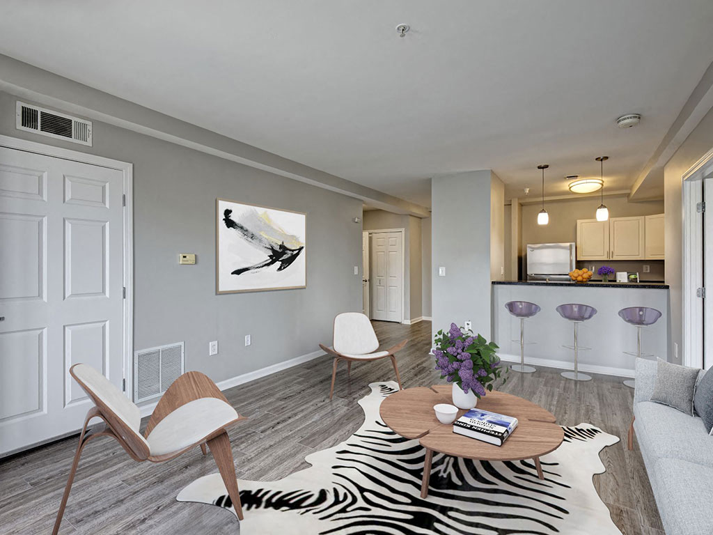 Interior Living and Kitchen