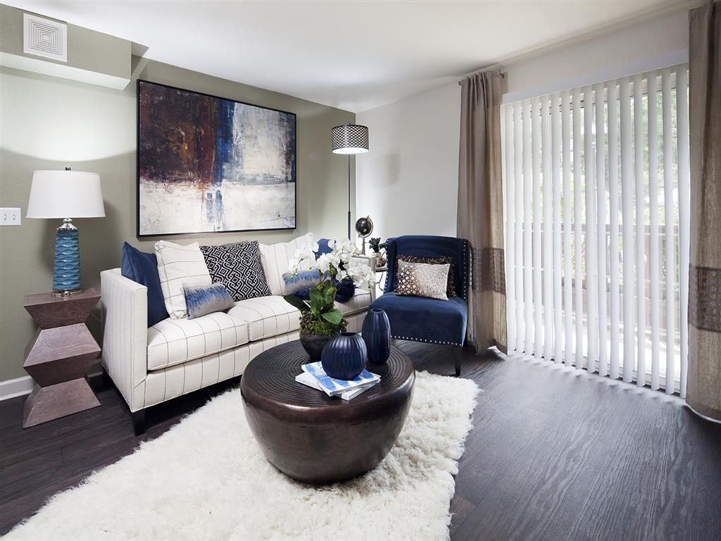 Wood-look flooring throughout