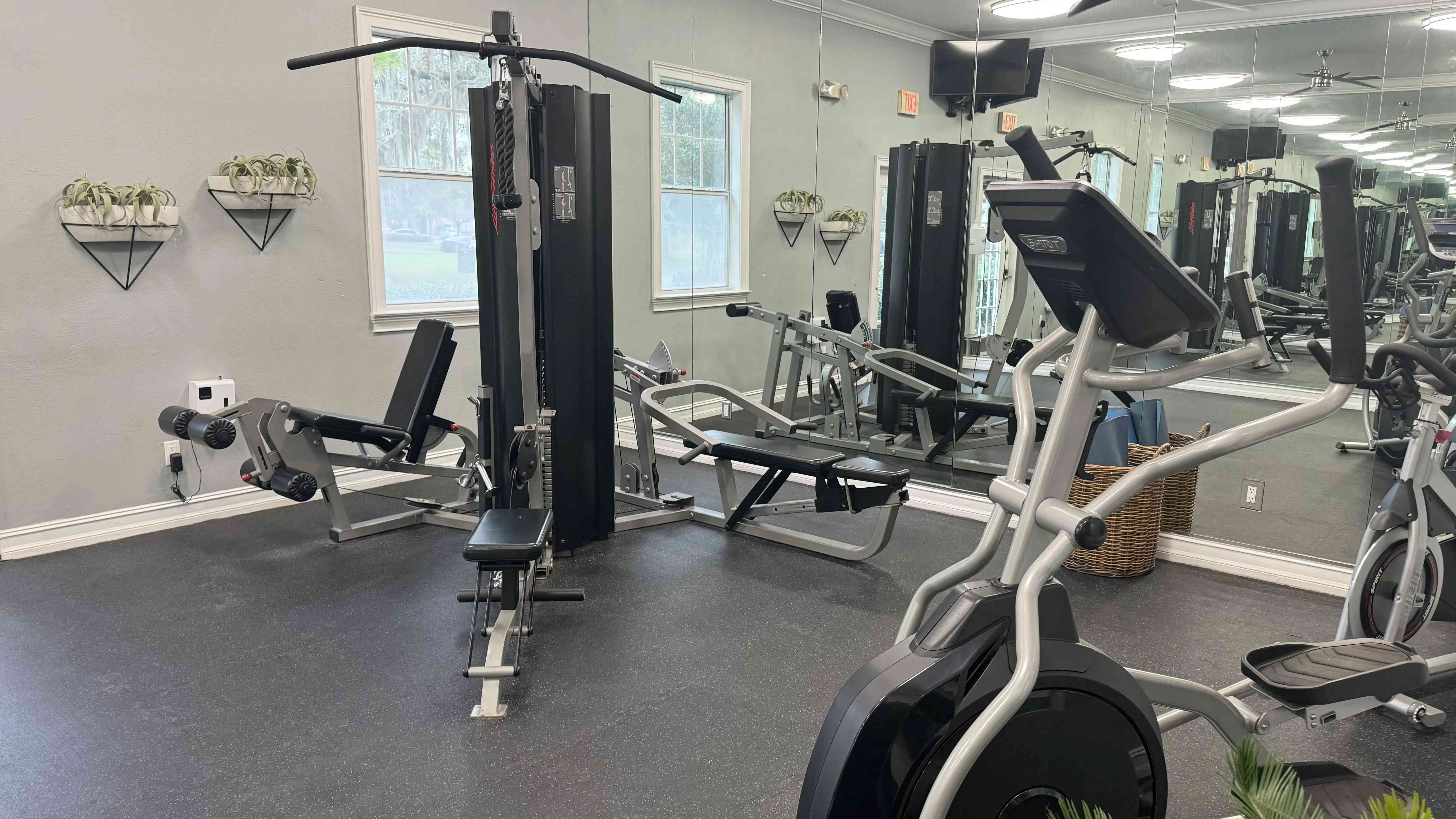 Our fitness center includes all the weight training and cardio equipment you need for a full body workout.