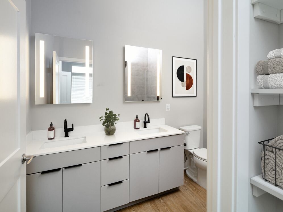 Signature Collection bath and linen closet