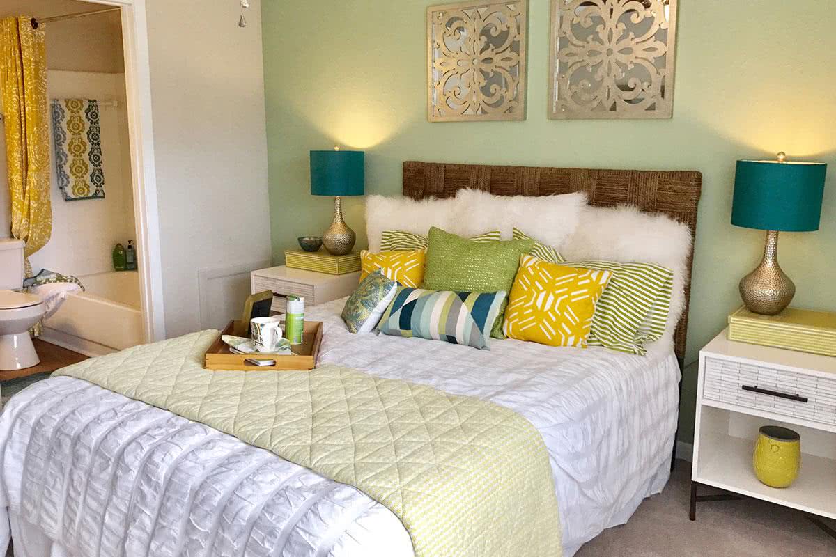 Master Bedroom with en-suite bathroom, amazing walk-in closet and custom shelving!