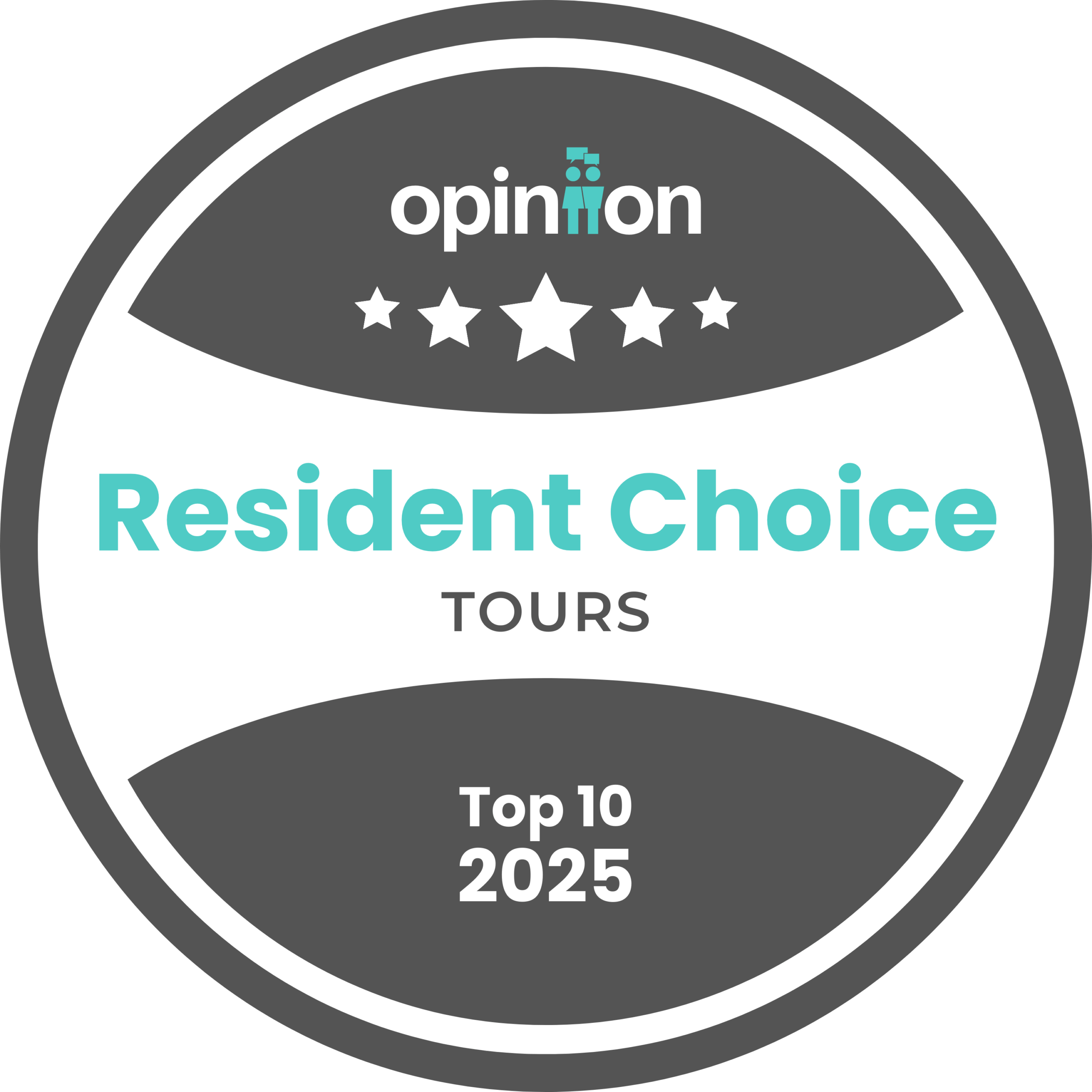 Best tours resident reviews award!