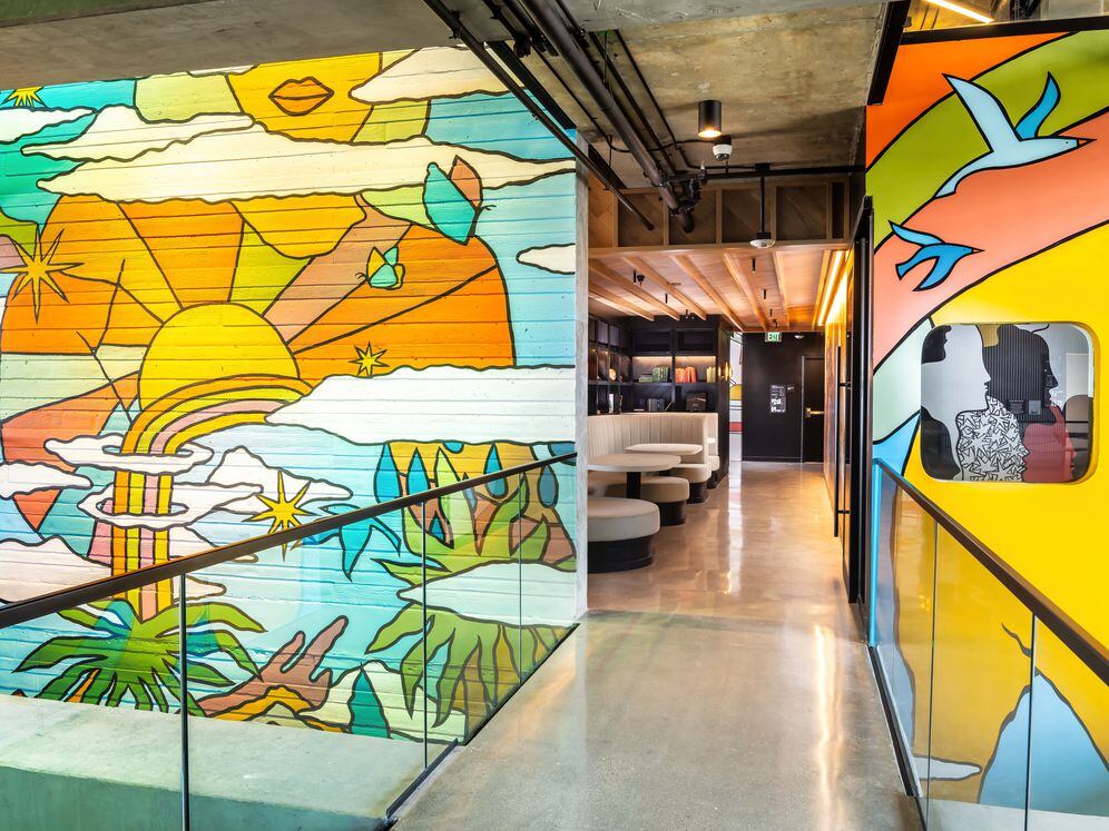 Corridors (Murals by Priscilla Witte)