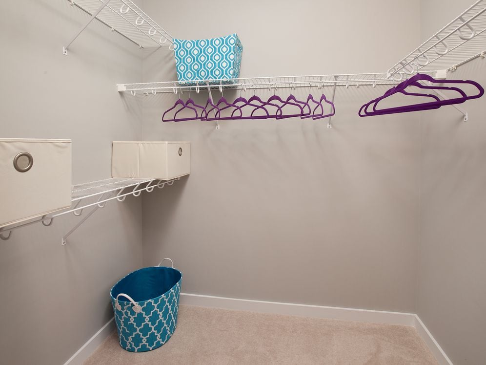 Spacious, walk-in closet