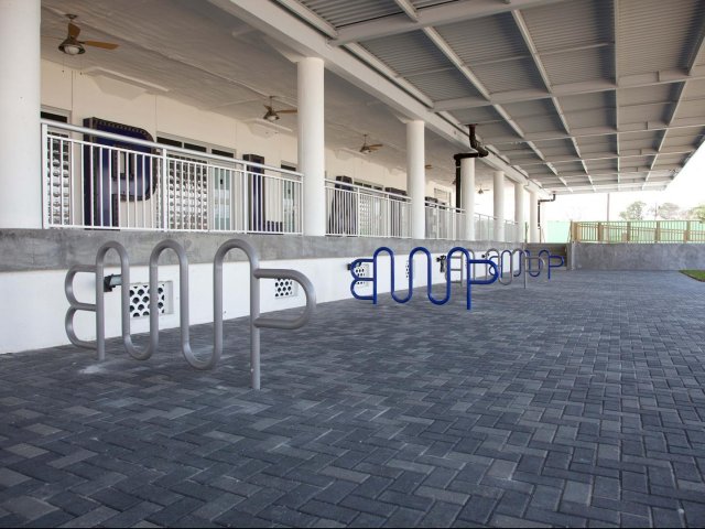 Blue Plate Bike Parking