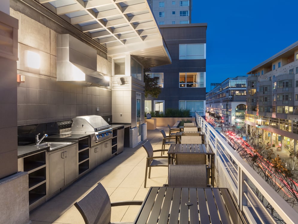 Outdoor deck with grilling stations (Phase II)