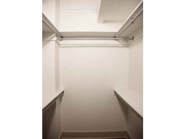 Oversized Walk-In Closets