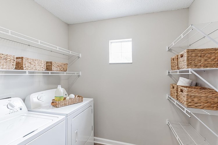 Our apartment homes feature full size washer and dryer appliances for your convenience. 