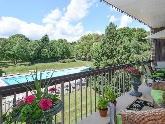 Spacious balconies and patios