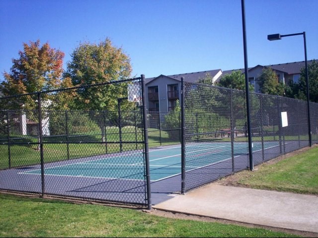 Workout on our outdoor sports court