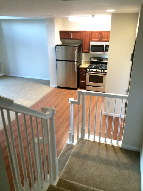 Stairway landing 