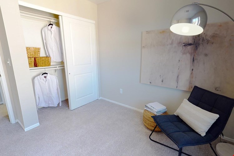 Each guest bedroom boasts plenty of square footage.