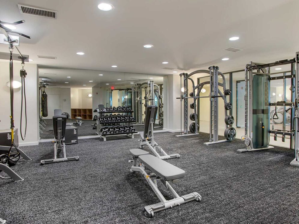 Newly renovated fitness center 