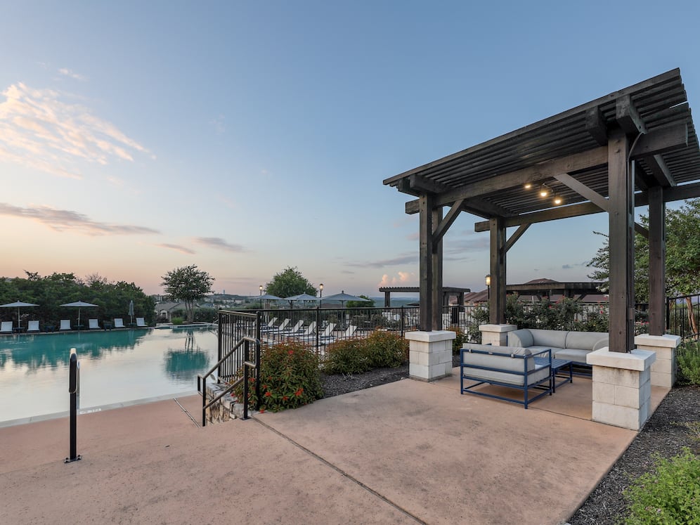 Pool with lounge area