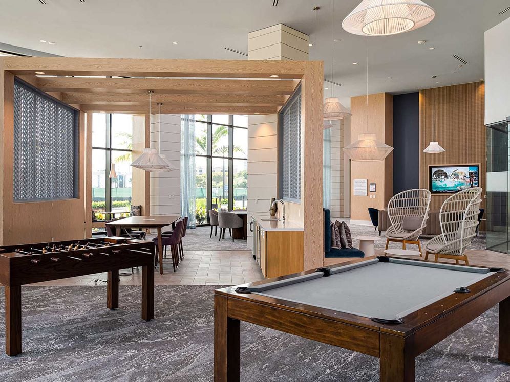 Clubroom with Gaming, Entertaining Kitchen and Seating