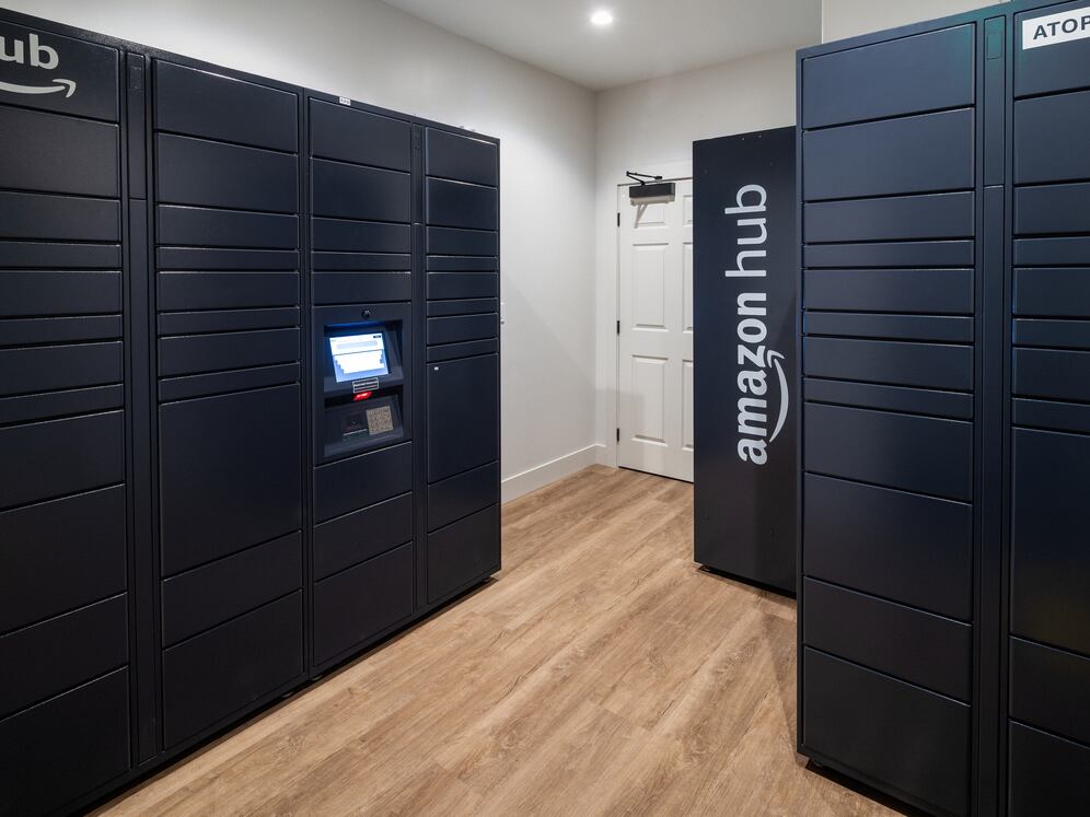 Amazon package lockers