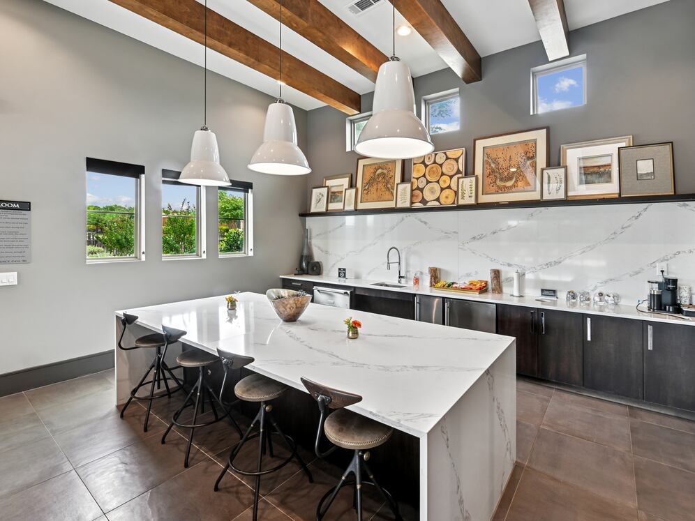 Resident lounge with kitchenette