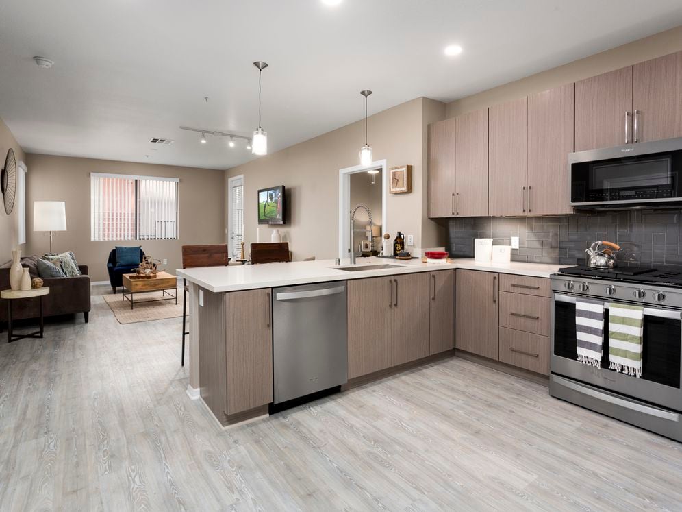 Design Scheme II Kitchen and living area