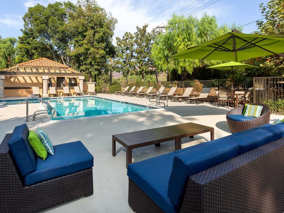 Lucera pool and sundeck with lounge seating