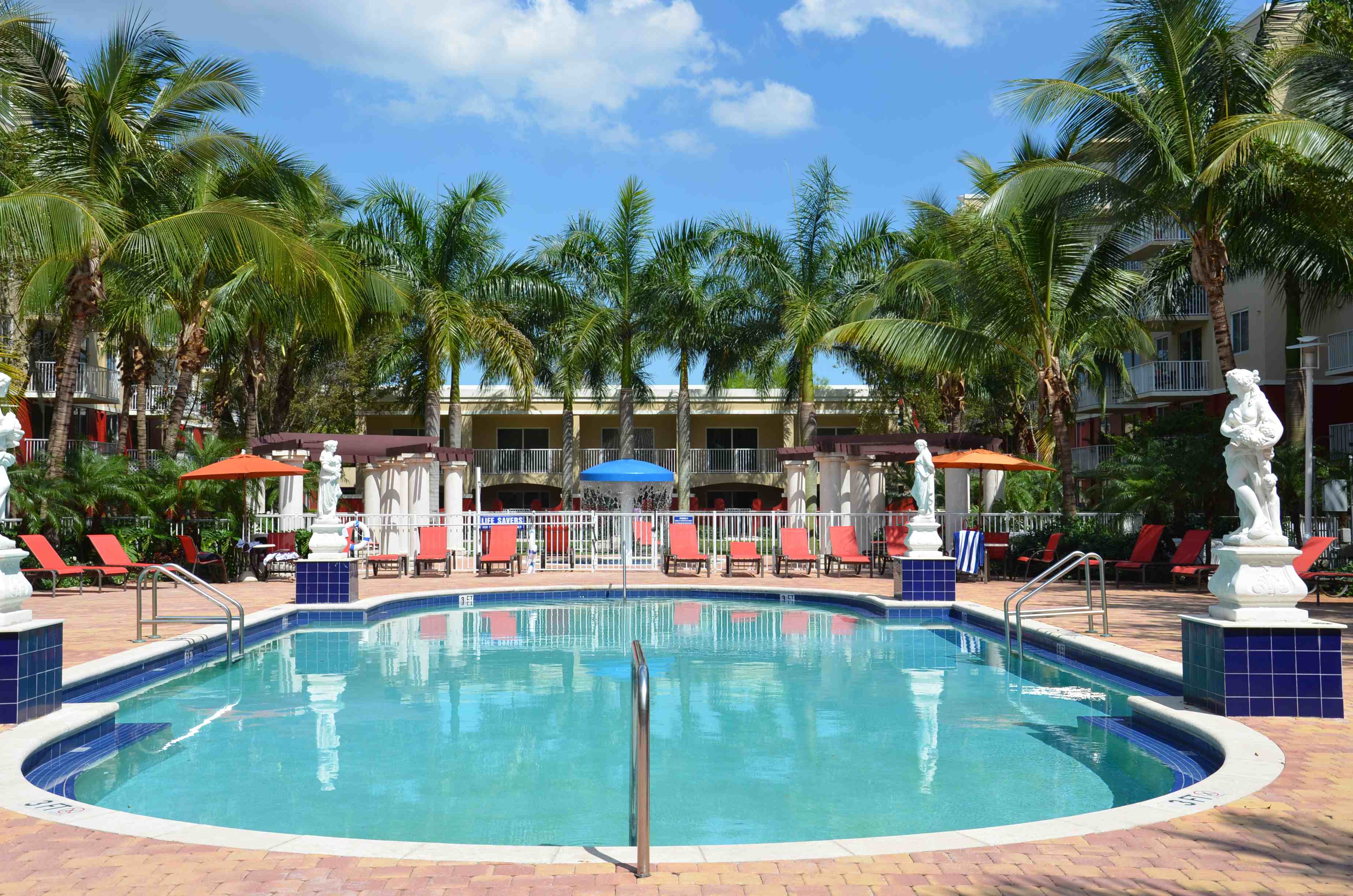 1 of 2 resort style swimming pools