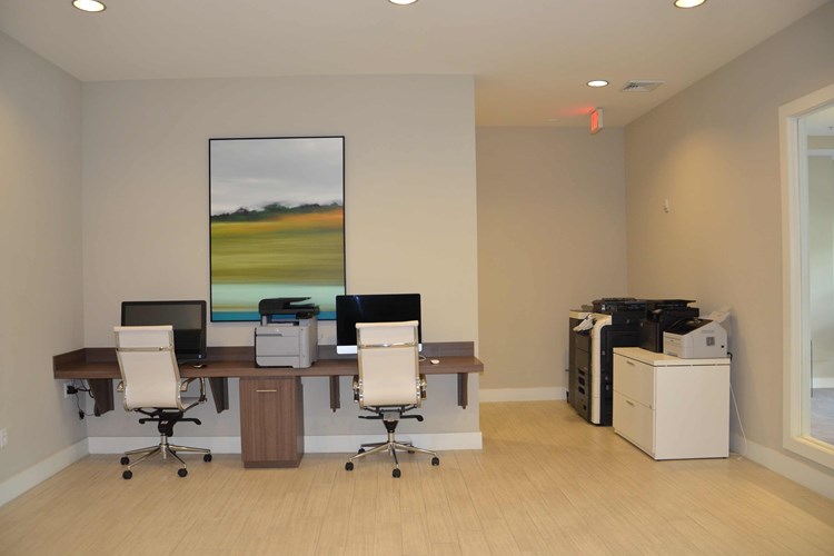 Fully equipped business center