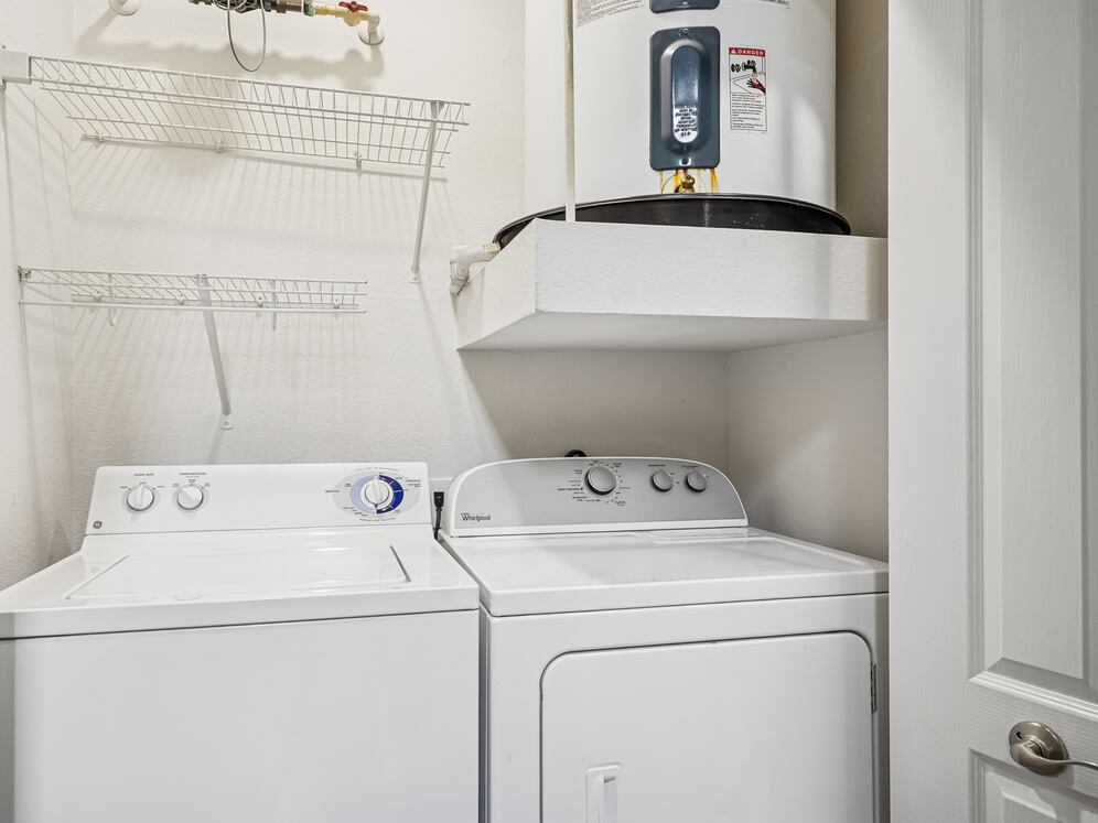 In-unit washer and dryer