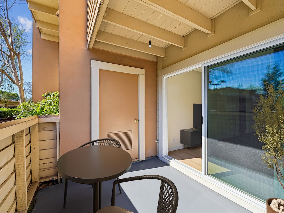 Private balcony