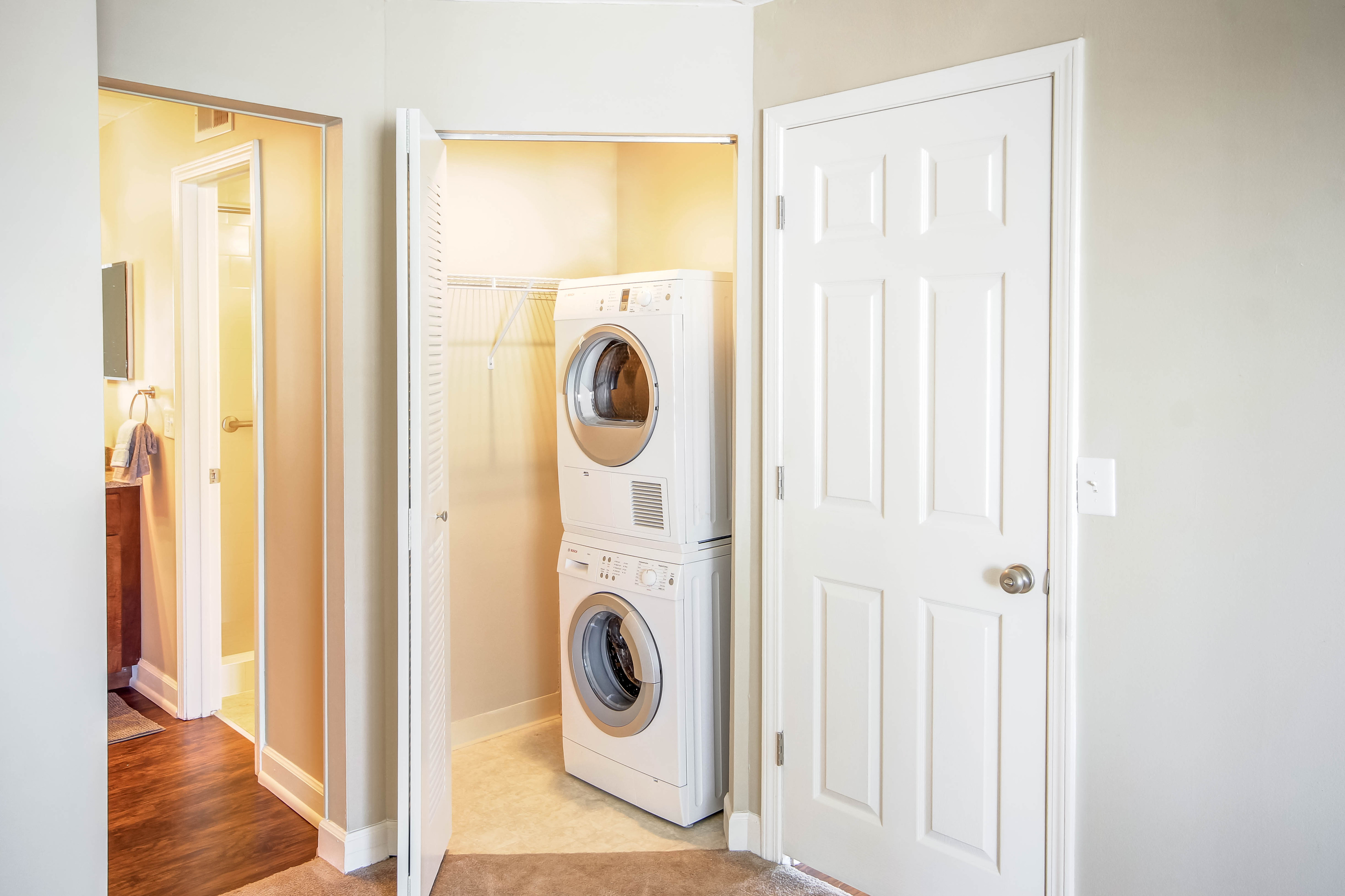 In-suite full sized Washer/Dryers available in select units