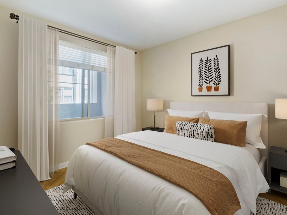 Classic Package II bedroom with hard surface flooring (select homes)