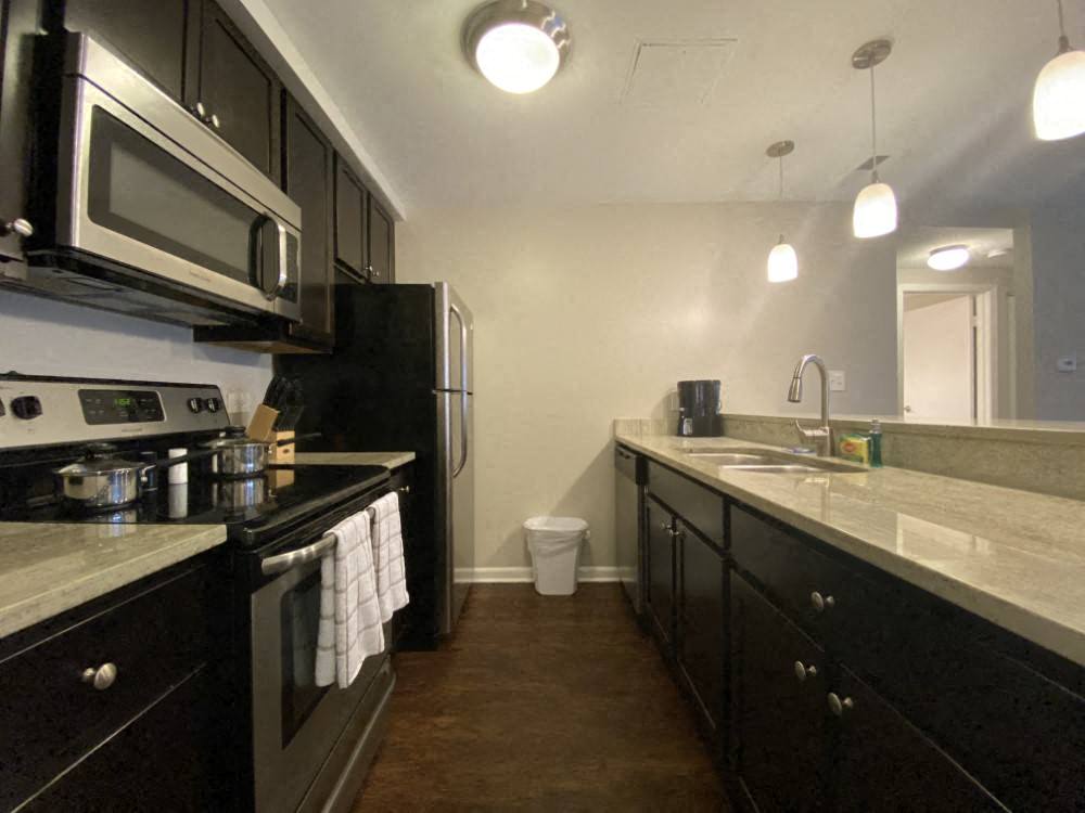 Large kitchen with tons of counter space