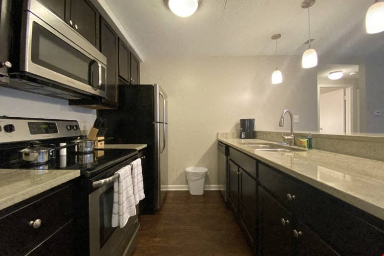 Large kitchen with tons of counter space