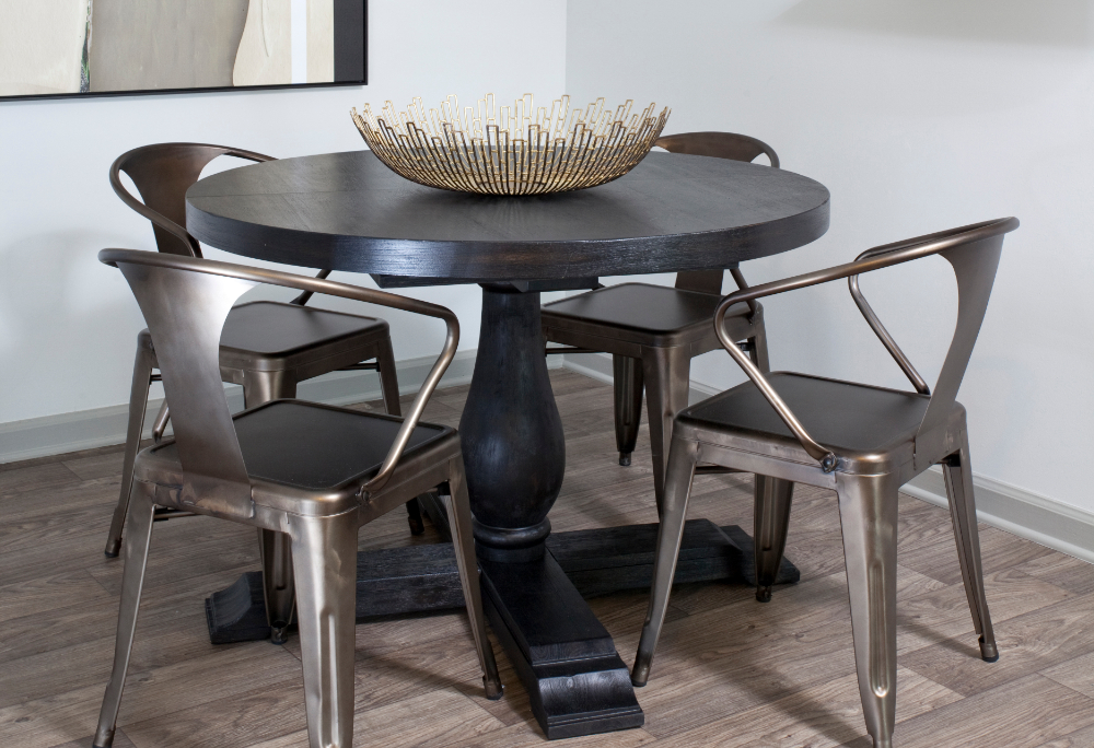 Dining Room with Wood-style Flooring