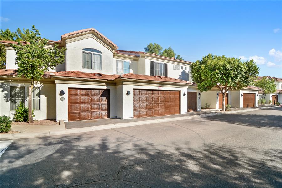 Exterior Building with Attached Garages