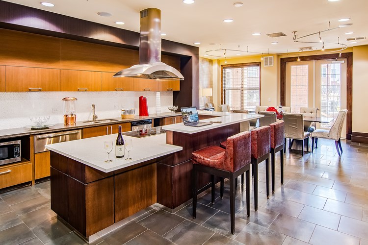 Gourmet Demonstration Kitchen with Dining Area