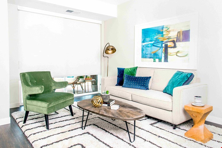 One-Bedroom Apartment Living Room