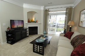 Living room one bedroom floorplan (Cedar)  