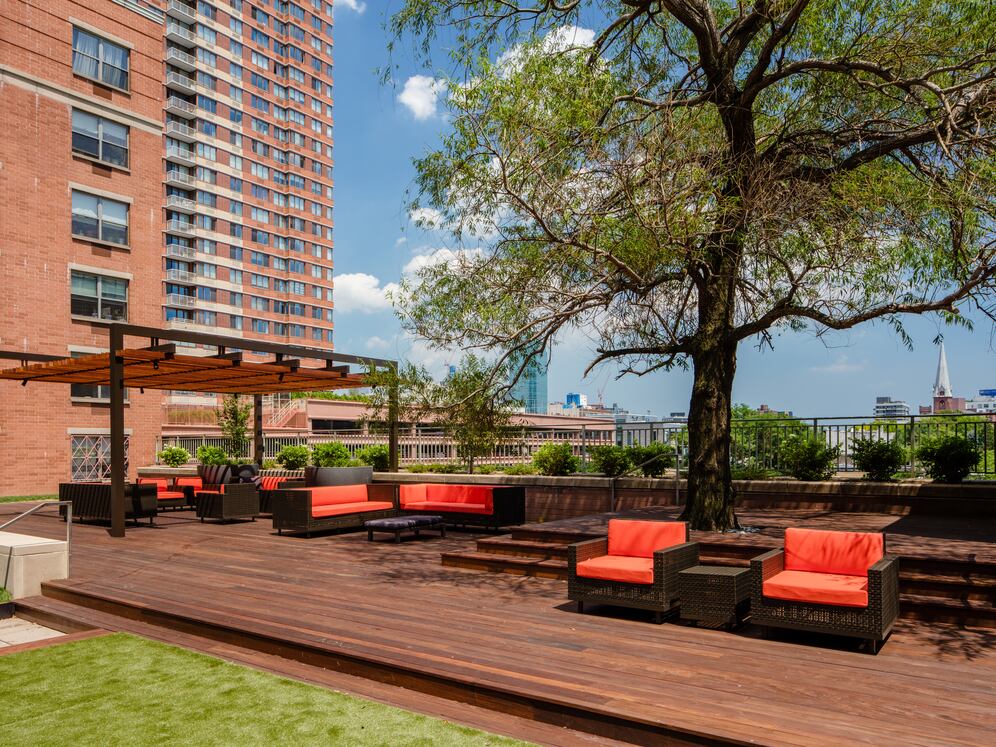 Rooftop lounge