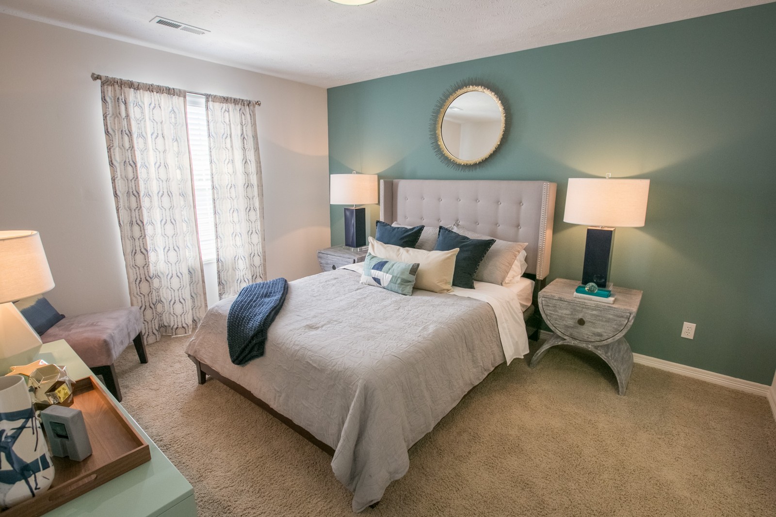 Spacious bedrooms at The Residence at Barrington in Aurora, OH