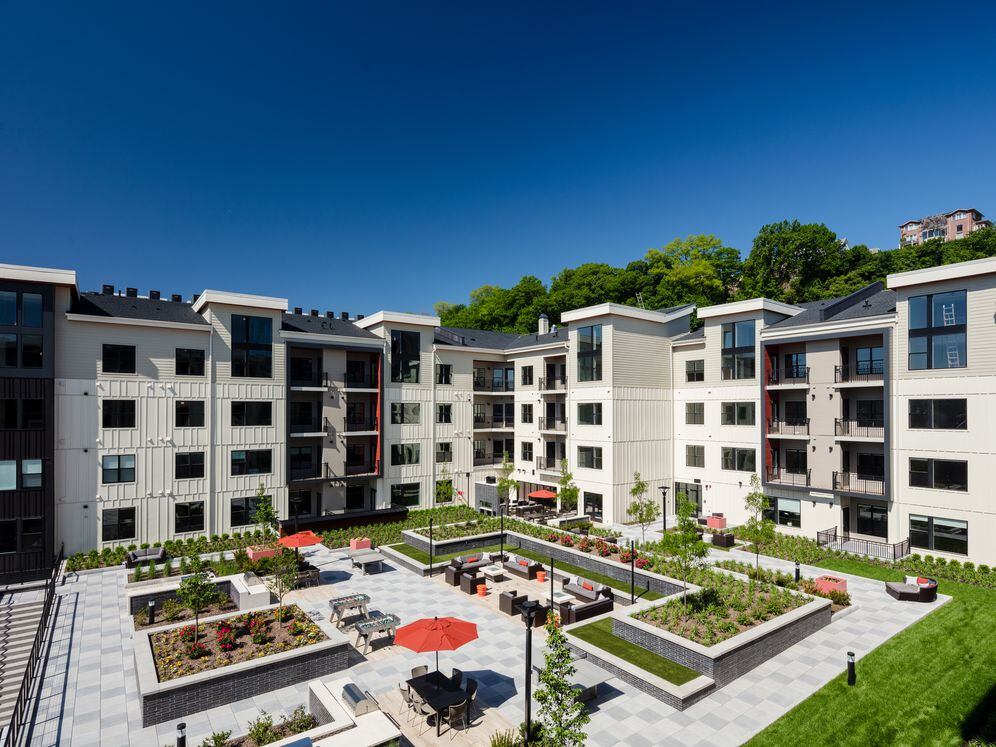 Russell Building Brand New Courtyard