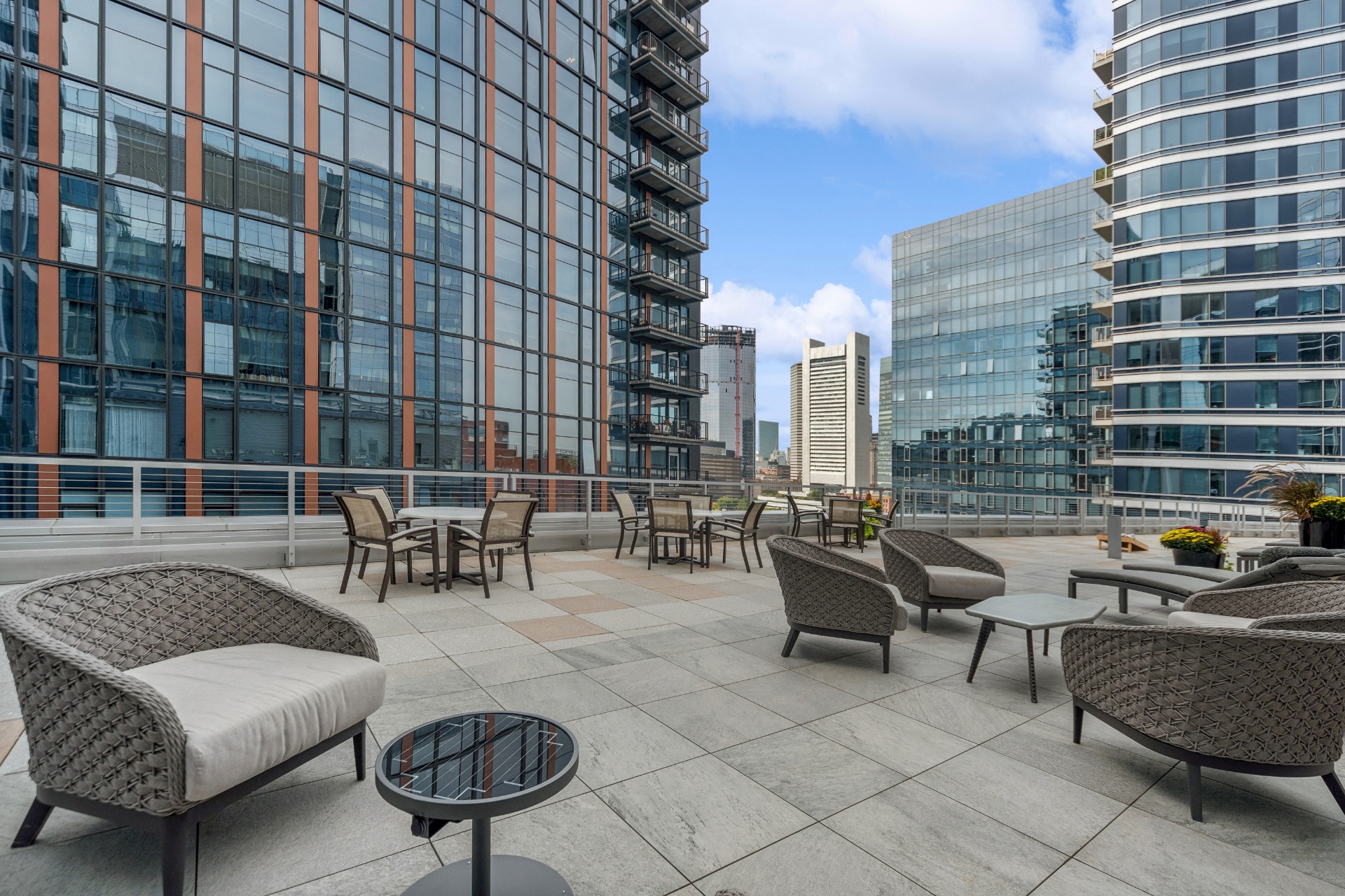 Terrace with Al Fresco Dining & Conversation Areas