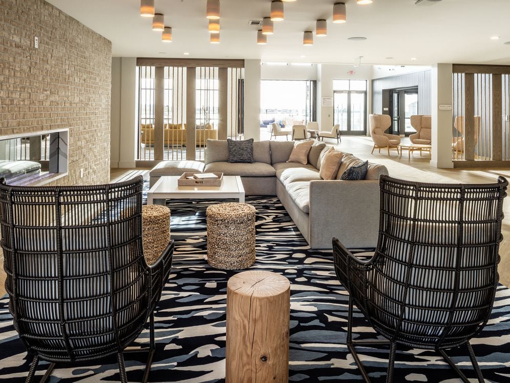 Lobby with lounge seating